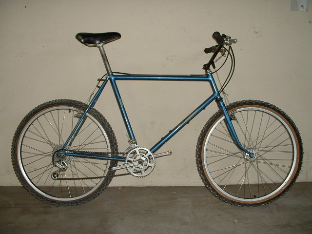 old mountain bike